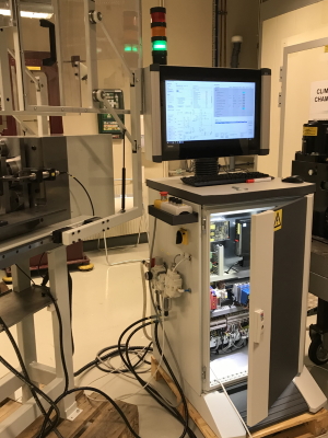 Test rig user interface and electrical cabinet